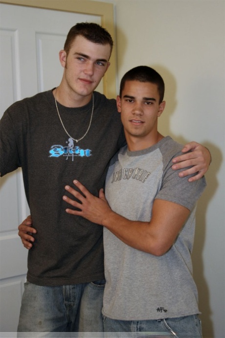 Dark-haired studs Chad & Christian Wilde give each other oral pleasure in a 69