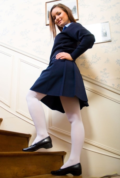 College Uniform featuring Jana Mrazkova Hot Porn