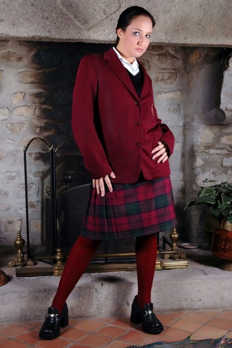 College Uniform performed by Sammie B Naked XXX
