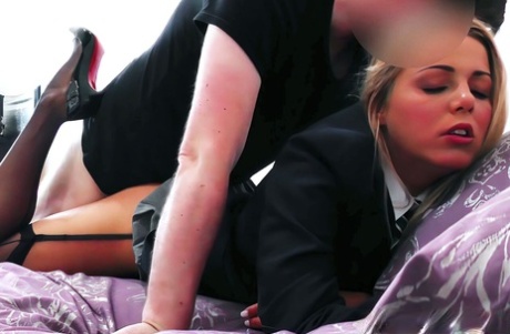 College Uniform featuring Christen Courtney Nude XXX