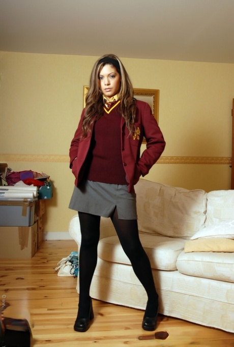 College Uniform performed by Samantha Buxton XXX Gallery