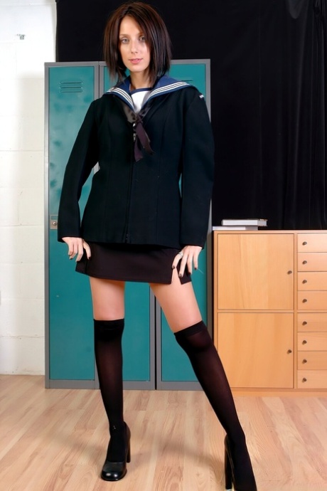 College Uniform featuring Victoria James Naked Pics