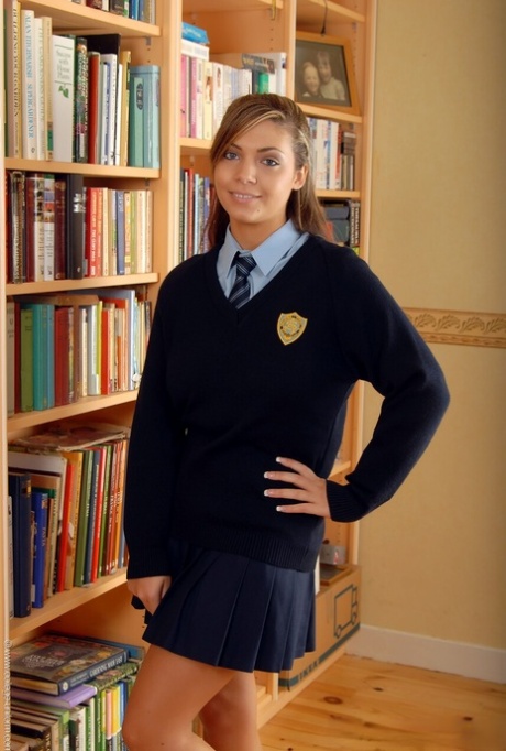College Uniform performed by Samantha Buxton Porn XXX