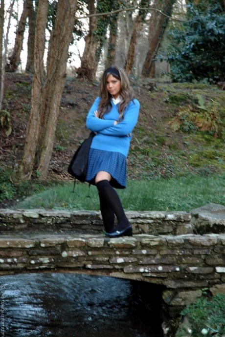 College Uniform performed by Samantha Buxton Sex Photos