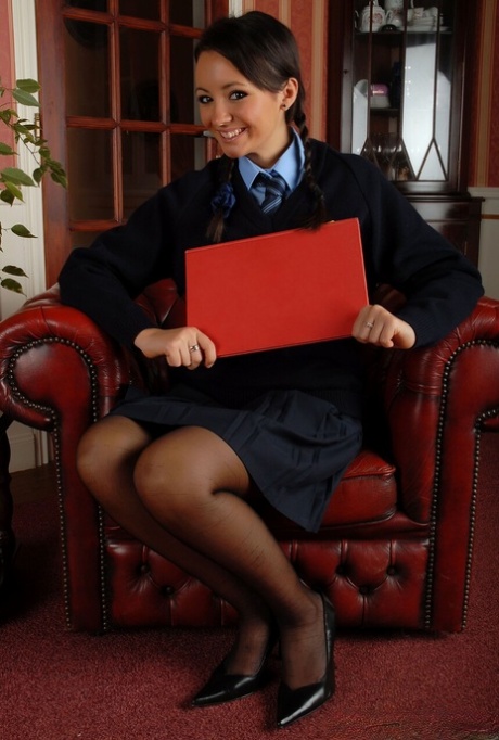 College Uniform performed by Rachael B Porn Images