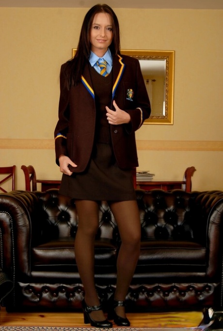 College Uniform performed by Sarah Louise Hot Porn