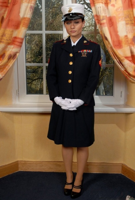 College Uniform performed by Carla Brown XXX Photos