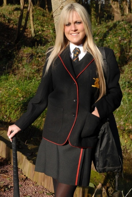 College Uniform featuring Laura Vaughan Nude Gallery
