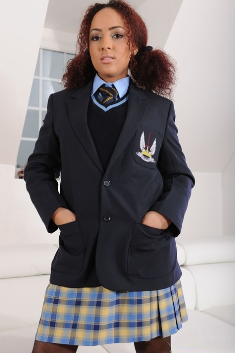 College Uniform featuring Kayla Louise Porn Photos