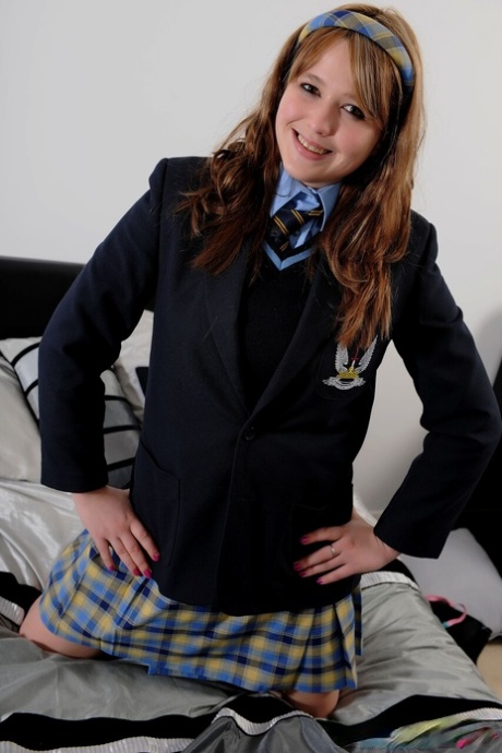 College Uniform starring Louise E Nude Pics
