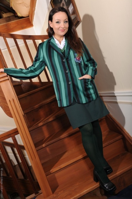 College Uniform performed by Carla Brown Hot Images