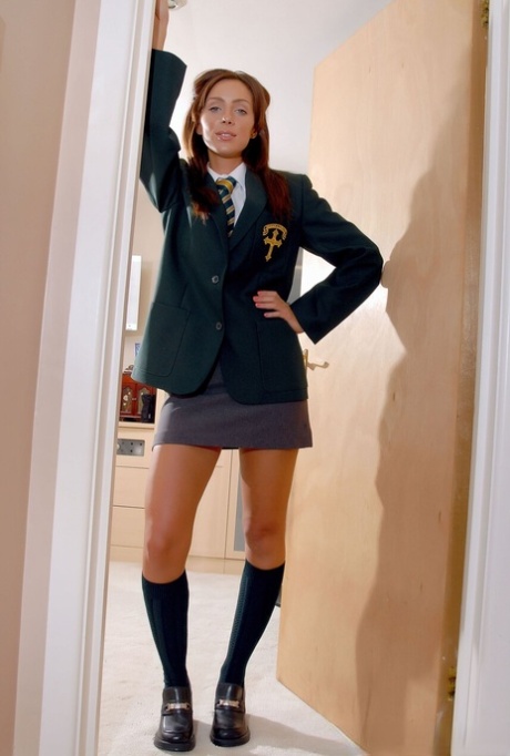 College Uniform featuring Victoria James Naked Photos
