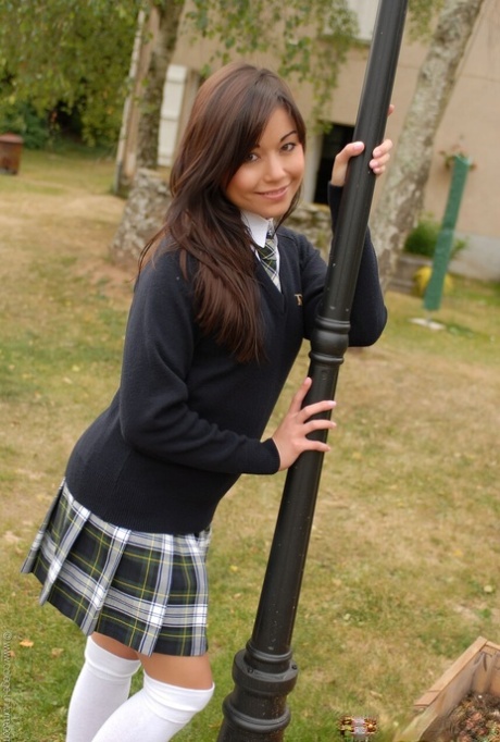 College Uniform performed by Lily Porn Pictures