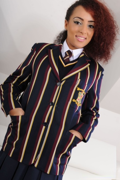 College Uniform performed by Kayla Louise Sex Images