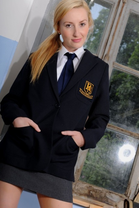 College Uniform performed by Sophia Smith Hot Pics