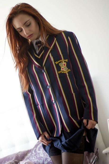 College Uniform featuring Sophia Blake XXX Images