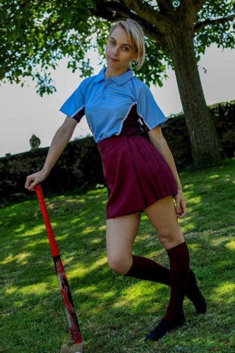 College Uniform featuring Chloe Toy Porn Pictures