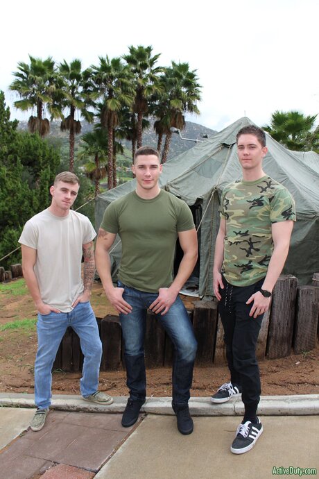 Active Duty starring Logan Lane, Ryan Jordan, Spencer Laval Sex Pics