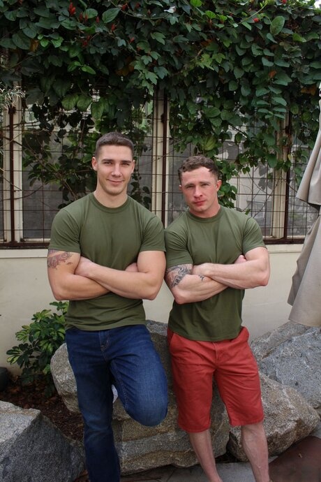 Active Duty featuring Markie More, Spencer Laval XXX Photos