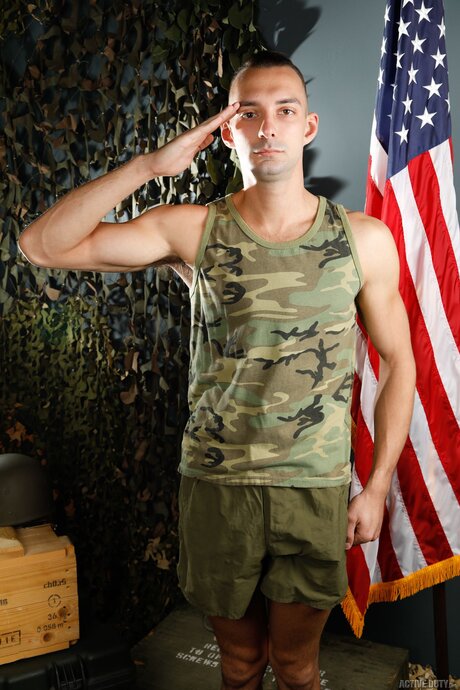 Active Duty starring Damien White, Johnny B Nude Images