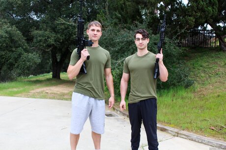 Active Duty starring Brandon Anderson, Jack Greyson Hot Porn Pics